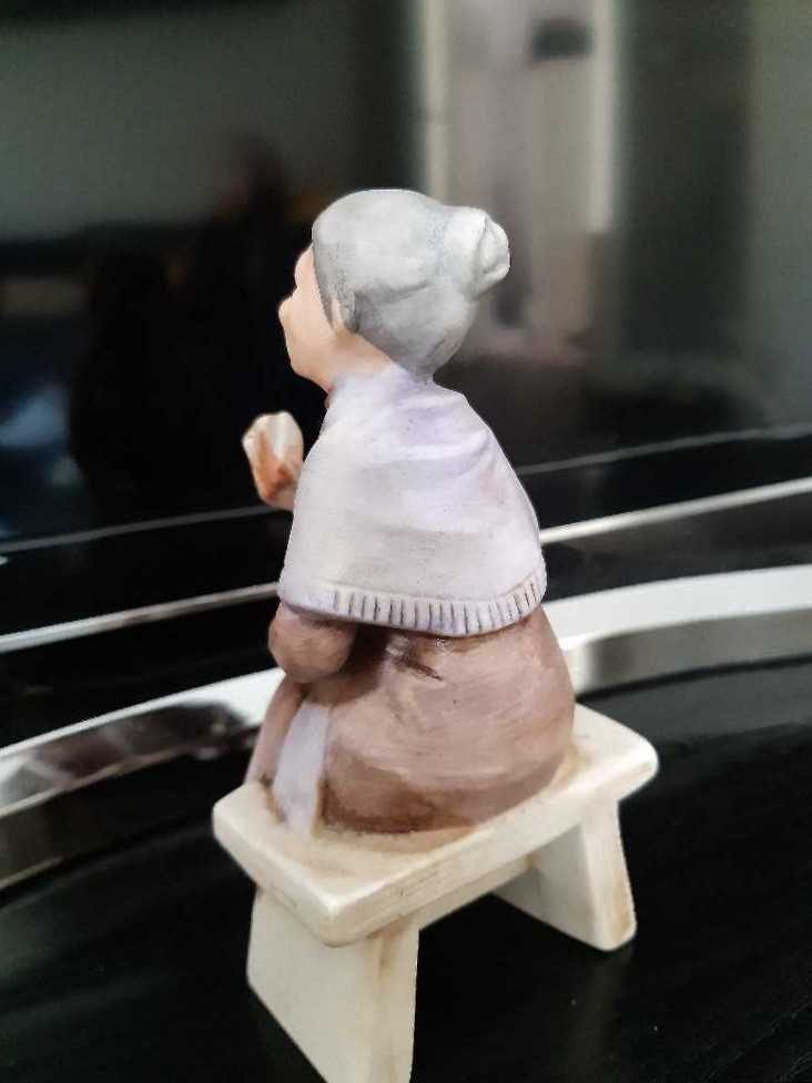 Lady On Bench   ornament collectible - Main Image 2