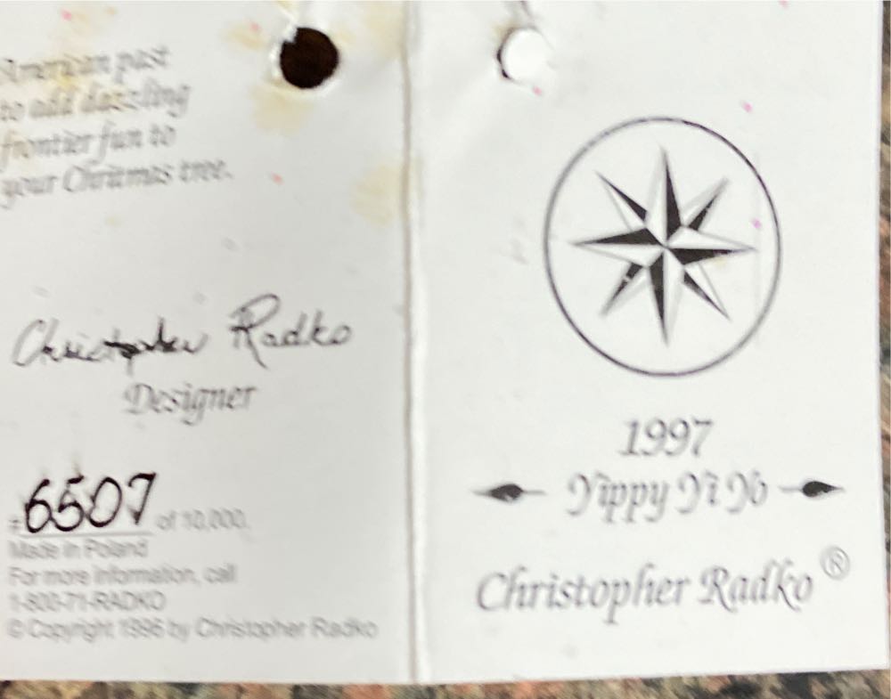 Yippy Yi Yo / Cowboy  ornament collectible - Main Image 3