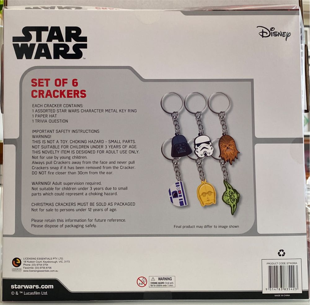 Star Wars Christmas Crackers  (Star Wars) ornament collectible [Barcode 9314783835423] - Main Image 2