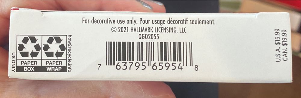 Our Family 2021  (Picture Ornament) ornament collectible [Barcode 763795659548] - Main Image 3