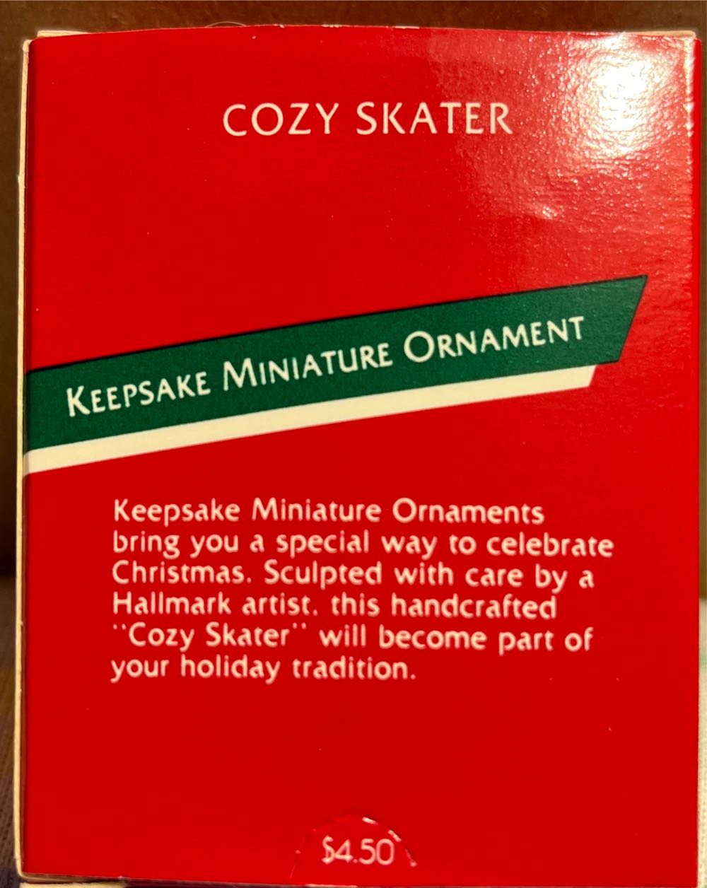 Cozy Skater  ornament collectible - Main Image 2
