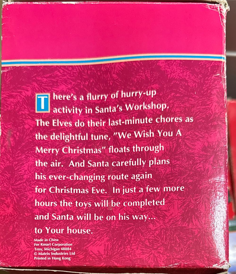 Santa’s Workshop Animated Musical Scene House ... Ebay - Trim A Home (Santa) ornament collectible [Barcode 097013503017] - Main Image 2