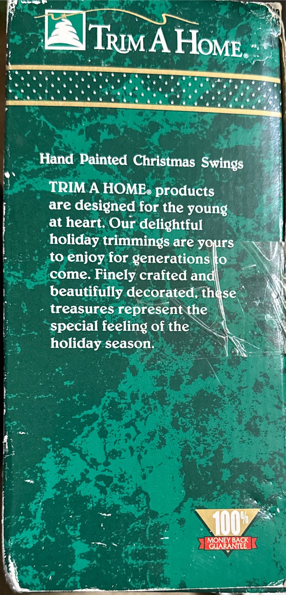 Hand Painted Christmas Swings - Trim A Home (Christmas) ornament collectible [Barcode 788225273231] - Main Image 3