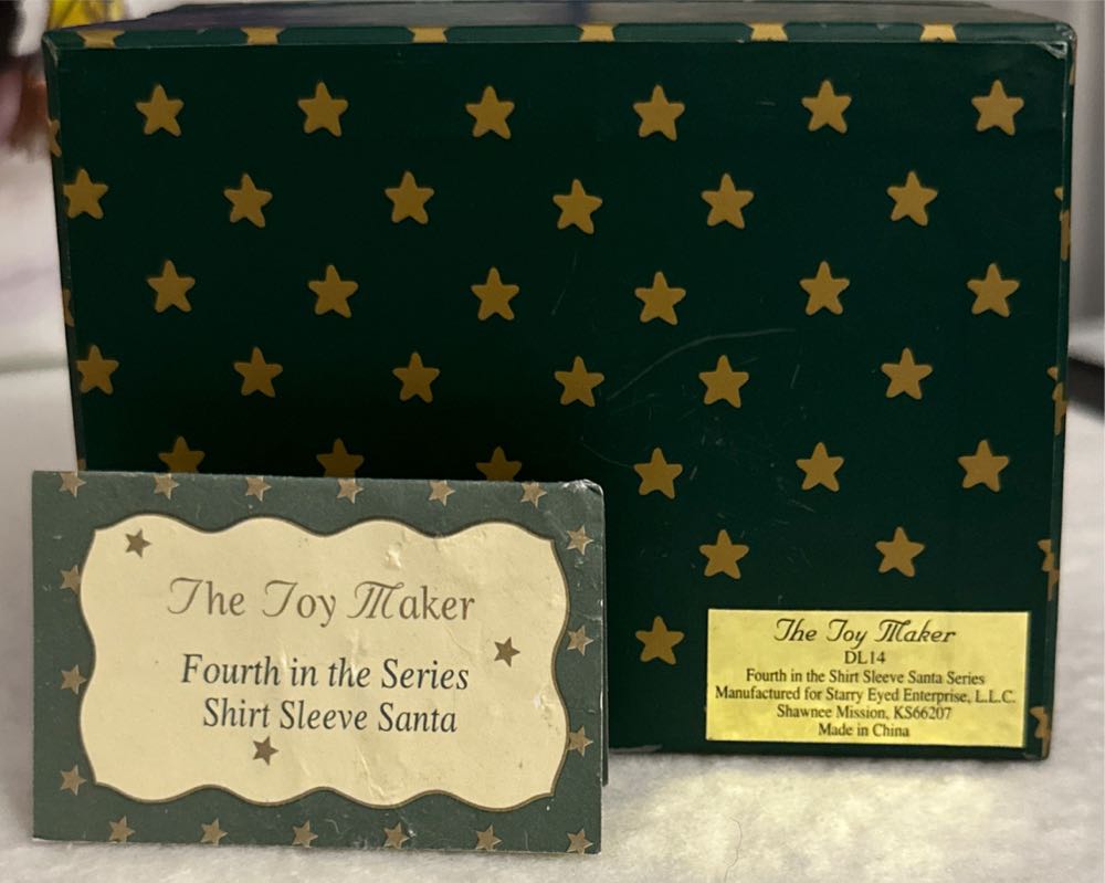 The Toy Maker - Short Sleeved Santa (Santa) ornament collectible - Main Image 2