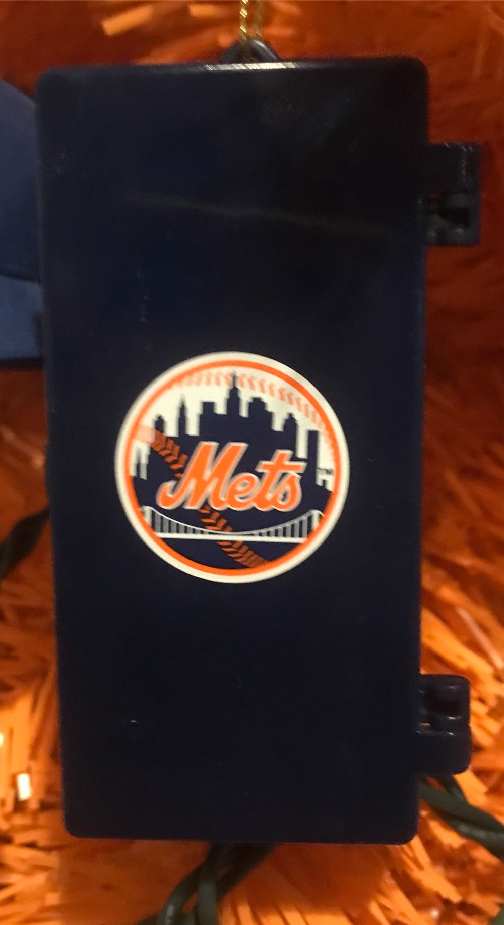 NYM Team Locker Ornament  (Baseball: New York Mets) ornament collectible [Barcode 808412431951] - Main Image 2