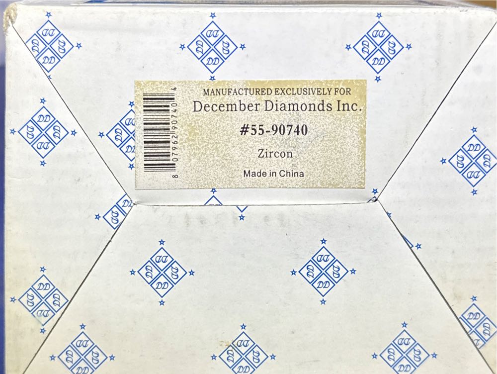 December Diamonds Zircon Merman Ornament Nib New In Collectible Gift Box  ornament collectible [Barcode 807962907404] - Main Image 2