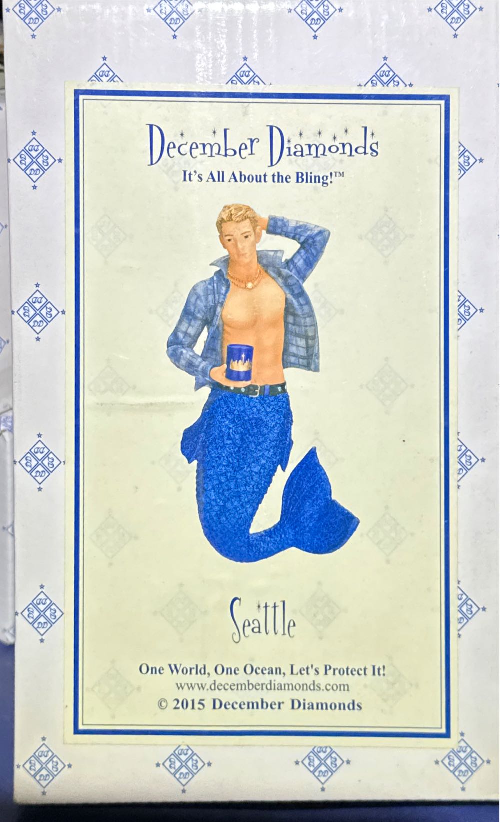 PM Porcelain Christmas Scene May You Have The Sweetest Christmas