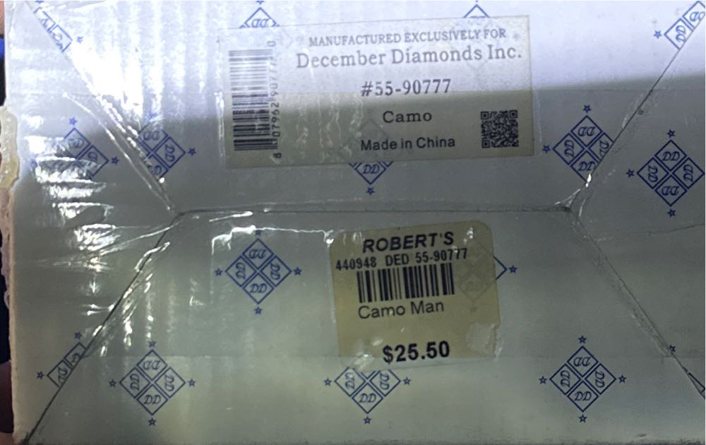 Camo Military Merman Collection Retired Nib  ornament collectible [Barcode 807962907770] - Main Image 2