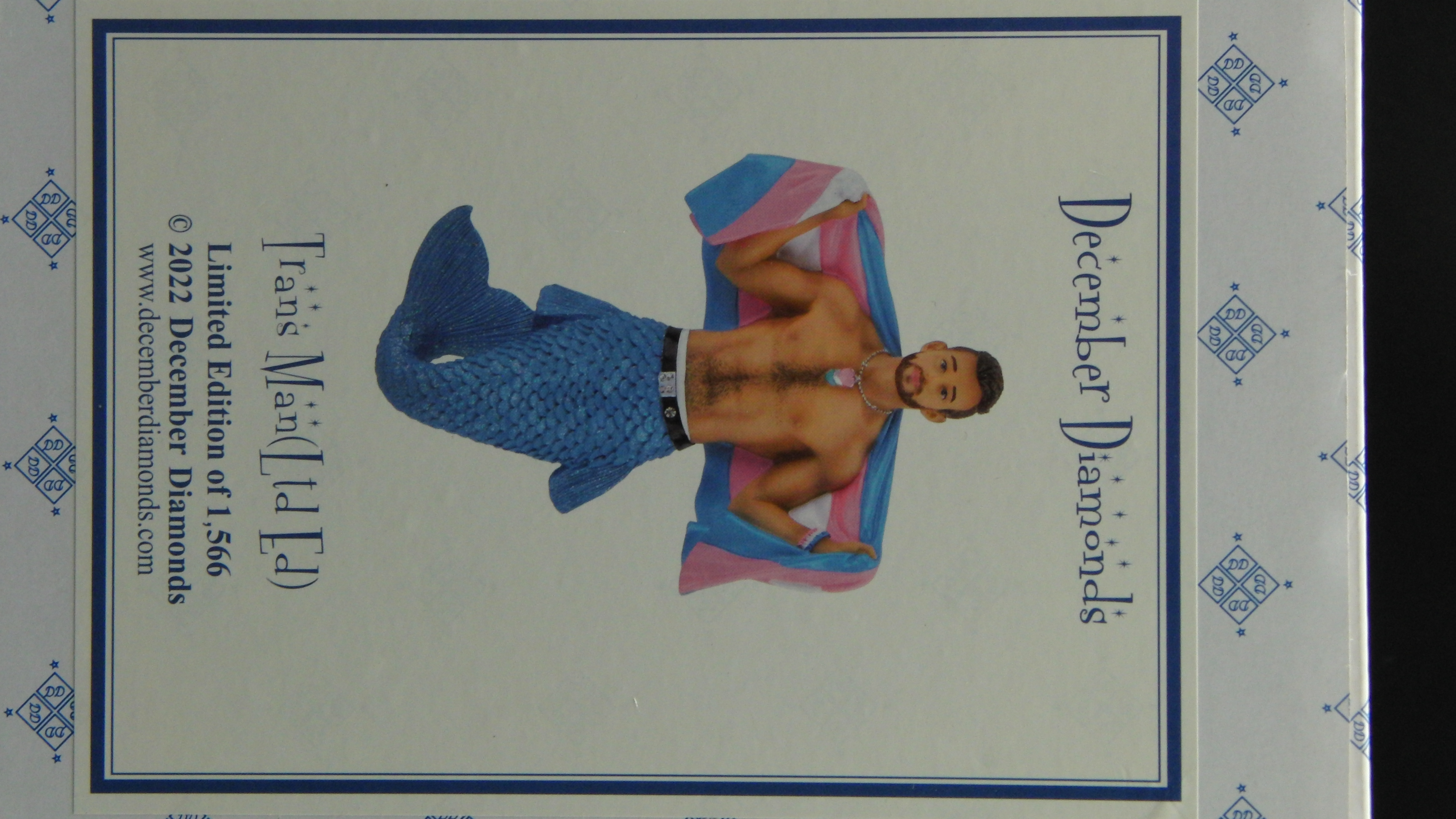 Trans Man - Mermen (One World, One Ocean, Let’s Protect It!) ornament collectible [Barcode 807962551799] - Main Image 2