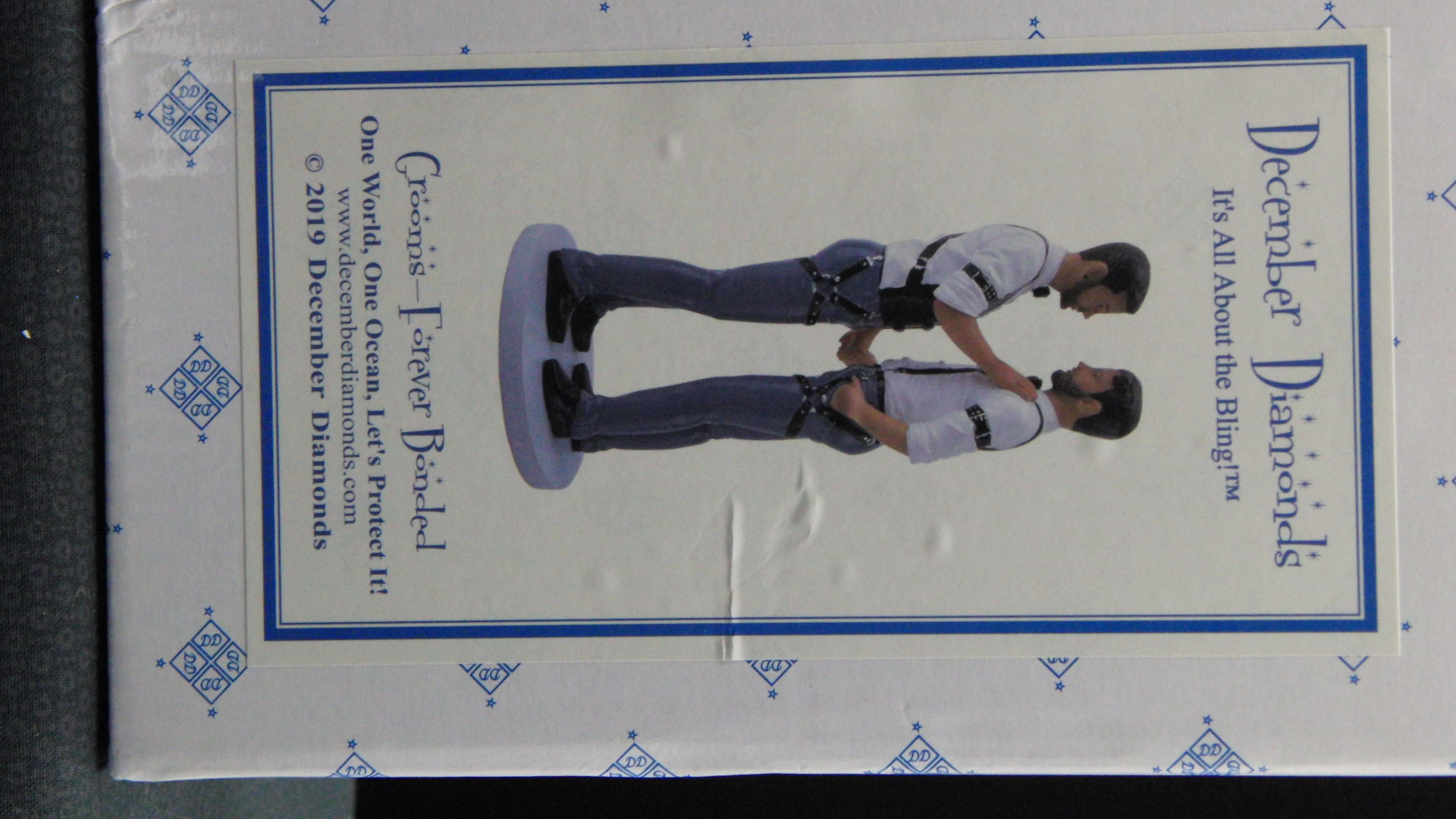 Forever Bonded Grooms Cake Topper  ornament collectible [Barcode 807962552093] - Main Image 3