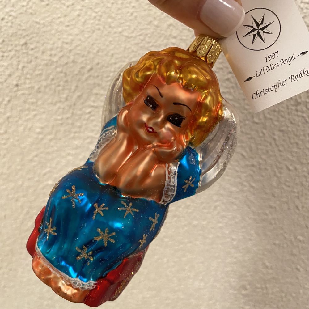 Disney Valentine’s Mickey Mouse Red & White Heart Ornament