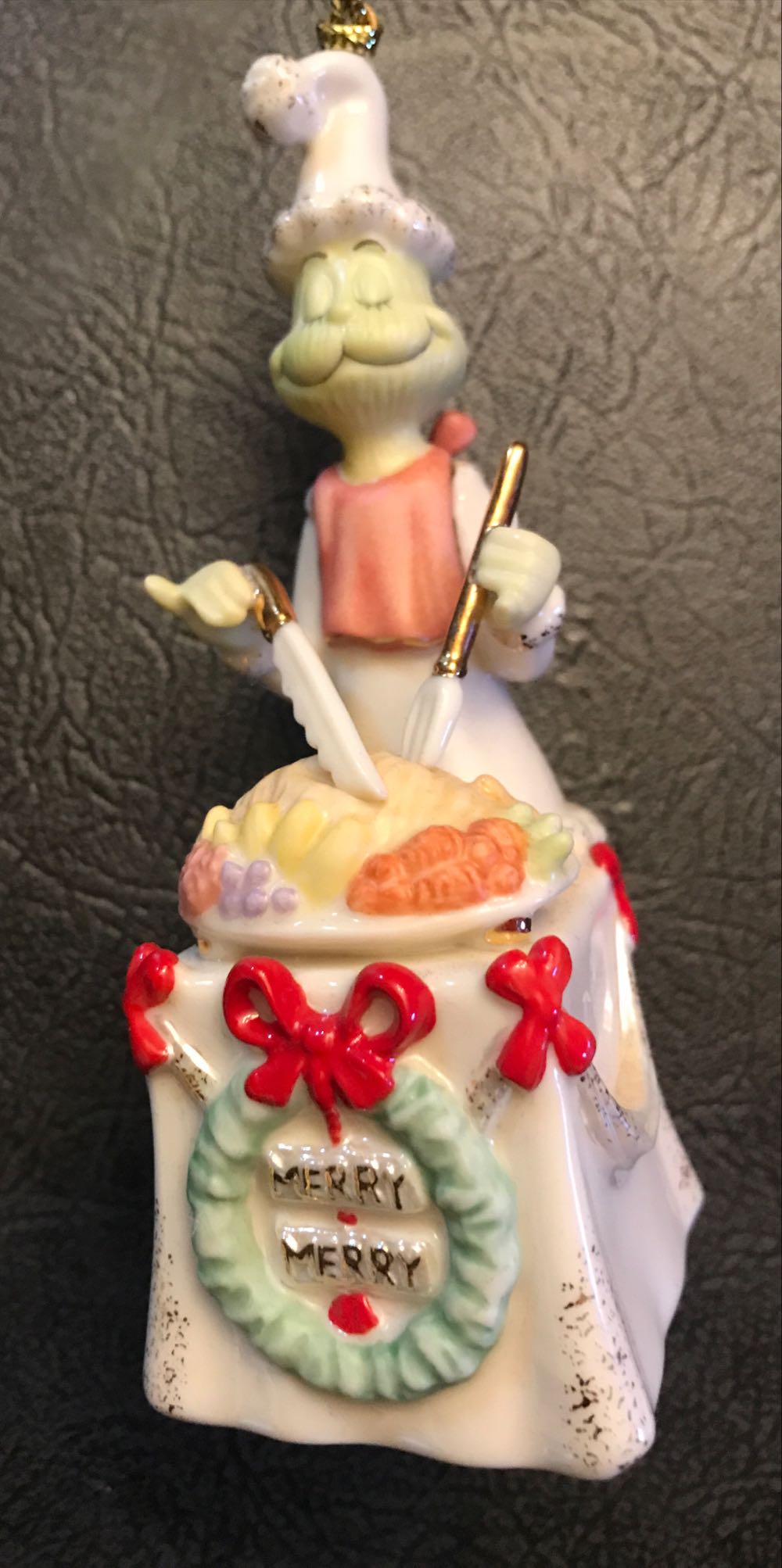 The Grinch, “A Grinchy Feast” - The Grinch (Dr. Seuss) ornament collectible [Barcode 882864015259] - Main Image 2