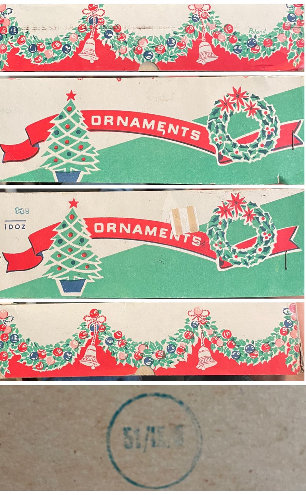 Poland - Round - Lite Pink, Dark Pink, Orange - Designed (Round) ornament collectible - Main Image 4