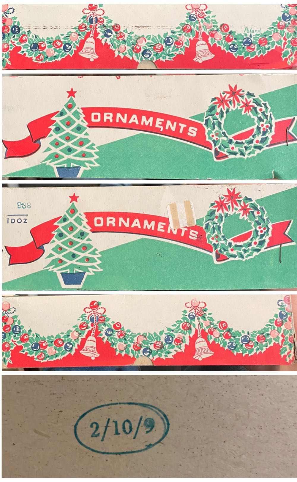 Poland - Round - Dark Pink, Green, White - Designed (Round) ornament collectible - Main Image 4