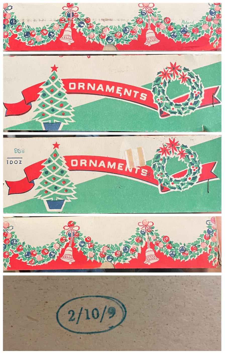 Poland - Round - Designed - Red, White, Silver - Designed (Round) ornament collectible - Main Image 3