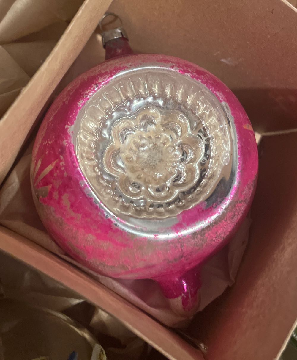 Poland - Round - Double Reflector - Pink, Silver - Double Reflector (Round) ornament collectible - Main Image 3