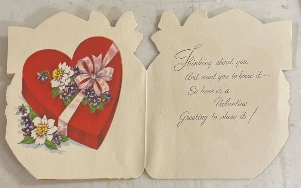 The DA Line - Valentine - Heart Box With Flowers - 5 V 3307  - Heart (French Fold) ornament collectible - Main Image 2