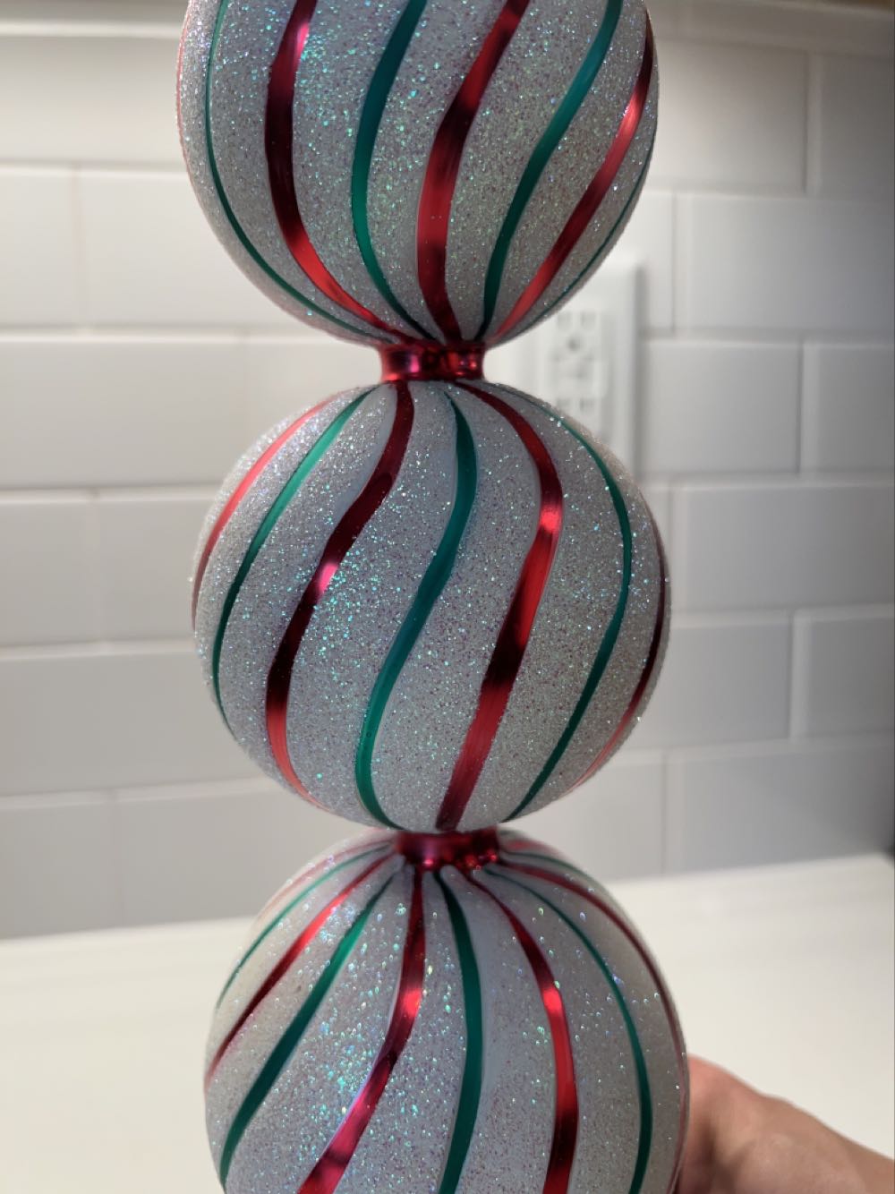Christopher Radko Swirl Finial - 98-522 ornament collectible - Main Image 2