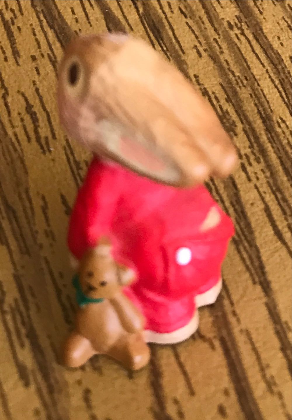 Merry Miniatures Pajama Bunny  ornament collectible - Main Image 2