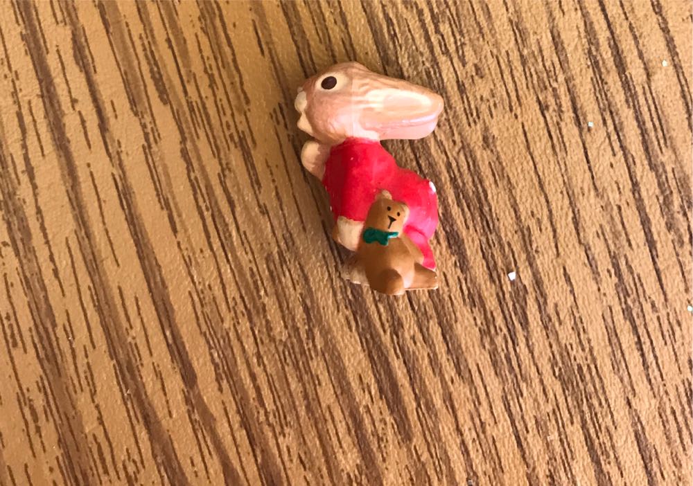 Merry Miniatures Pajama Bunny  ornament collectible - Main Image 4