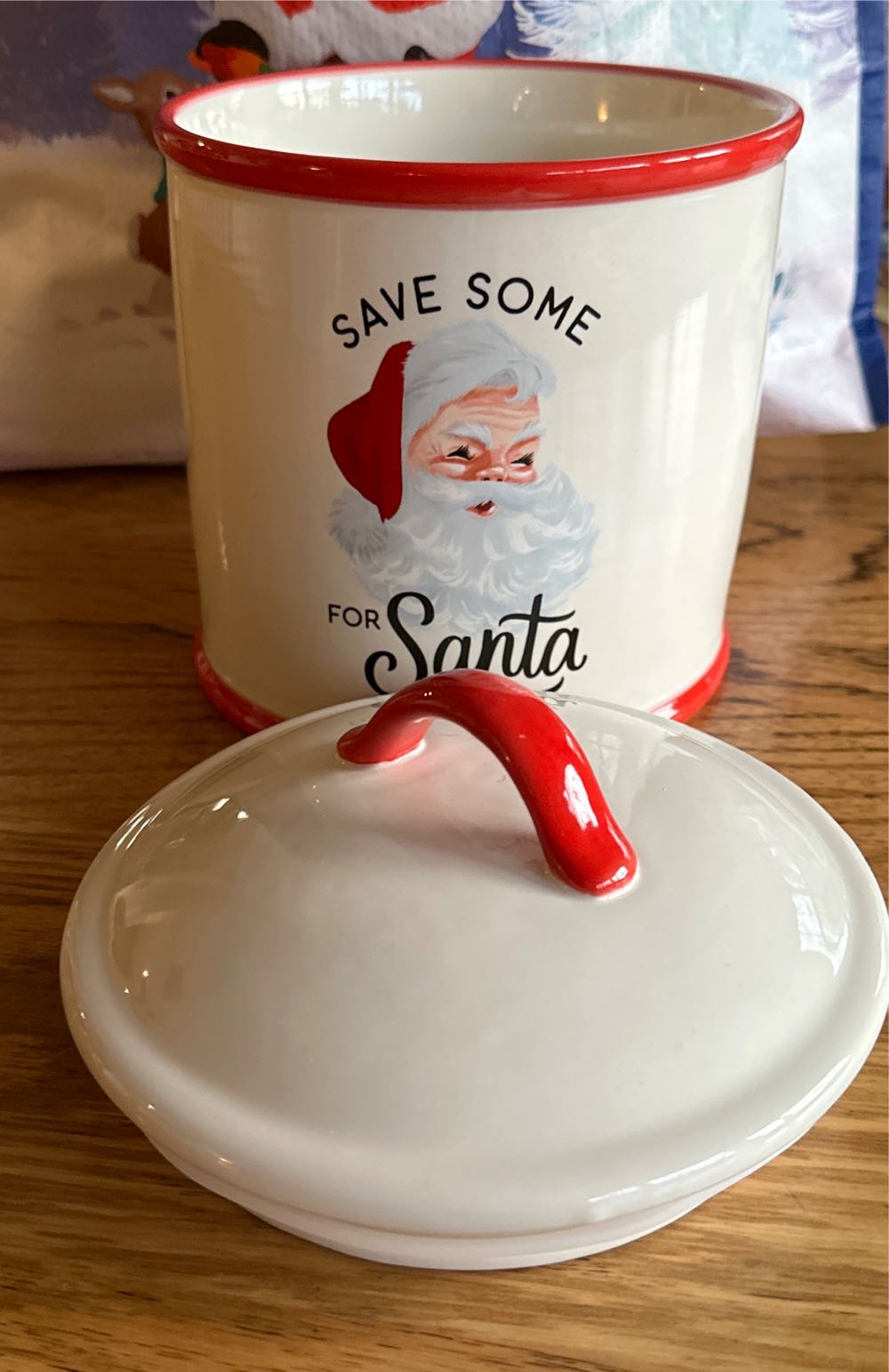 Save Some For Santa - Cookie Jar (Santa) ornament collectible [Barcode 763795754342] - Main Image 2
