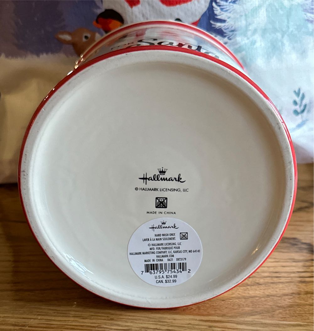 Save Some For Santa - Cookie Jar (Santa) ornament collectible [Barcode 763795754342] - Main Image 3
