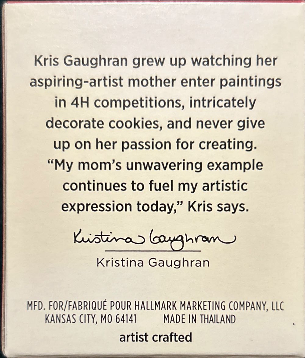 Pansy Fairy, Petite - Fairy Messengers Miniature (Keepsake Miniature) ornament collectible [Barcode 763795788767] - Main Image 2