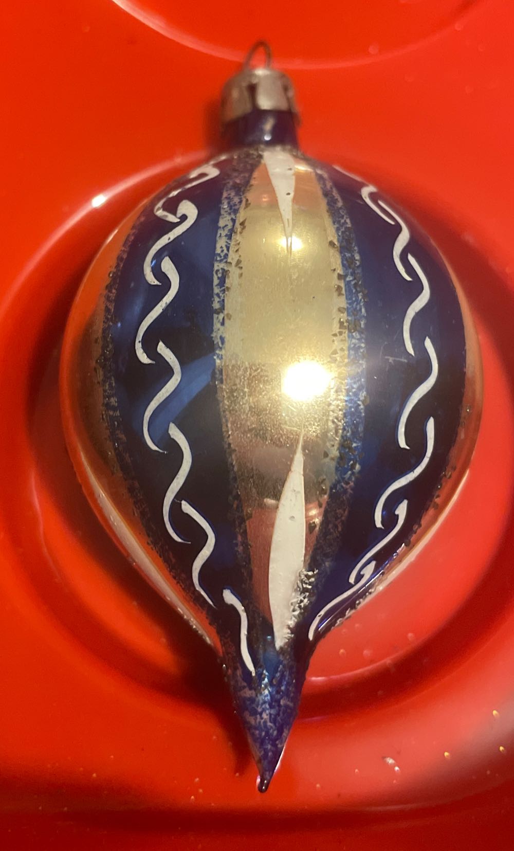 Poland - Teardrop - Reflector - Blue, Silver, White, Red - Reflector (Teardrop) ornament collectible - Main Image 2