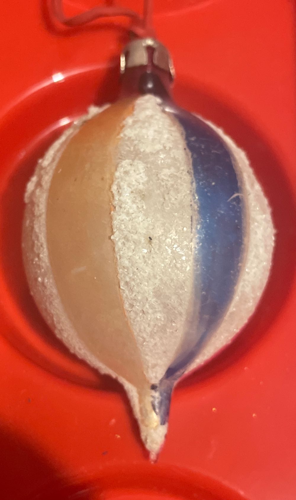 Poland - Teardrop - Reflector - Red, White, Yellow, Blue - Mica - Reflector (Teardrop) ornament collectible - Main Image 2