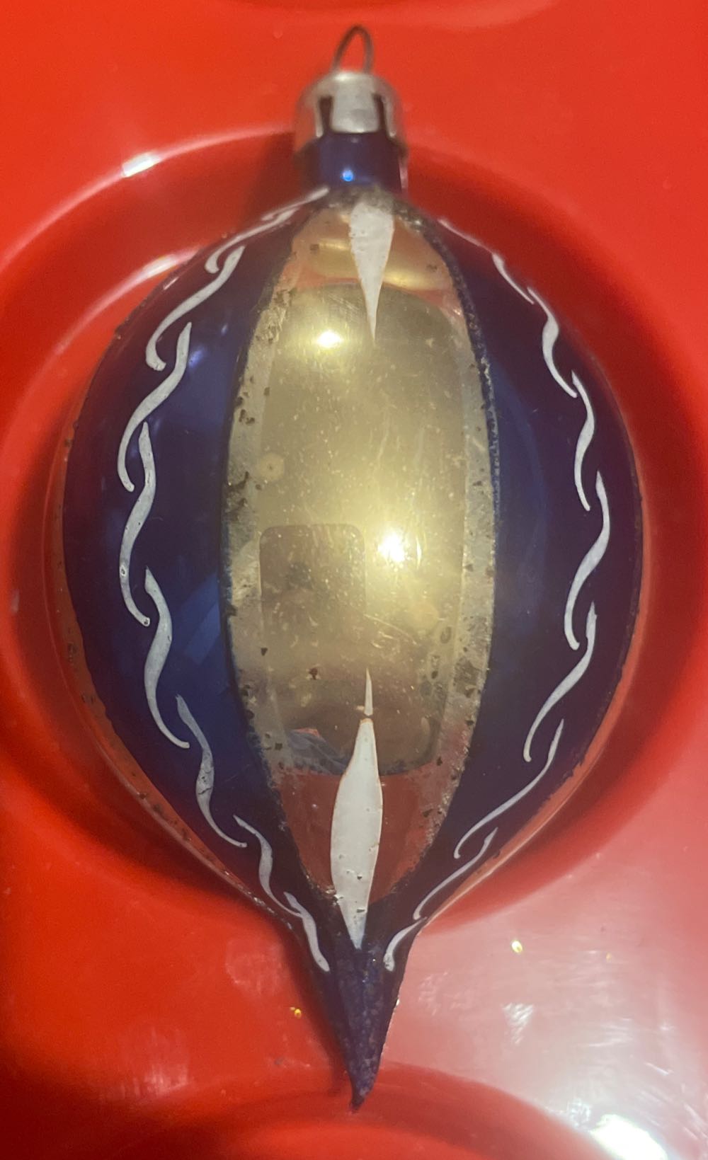 Poland - Teardrop - Reflector - Blue, Silver, White, Red - Reflector (Teardrop) ornament collectible - Main Image 2