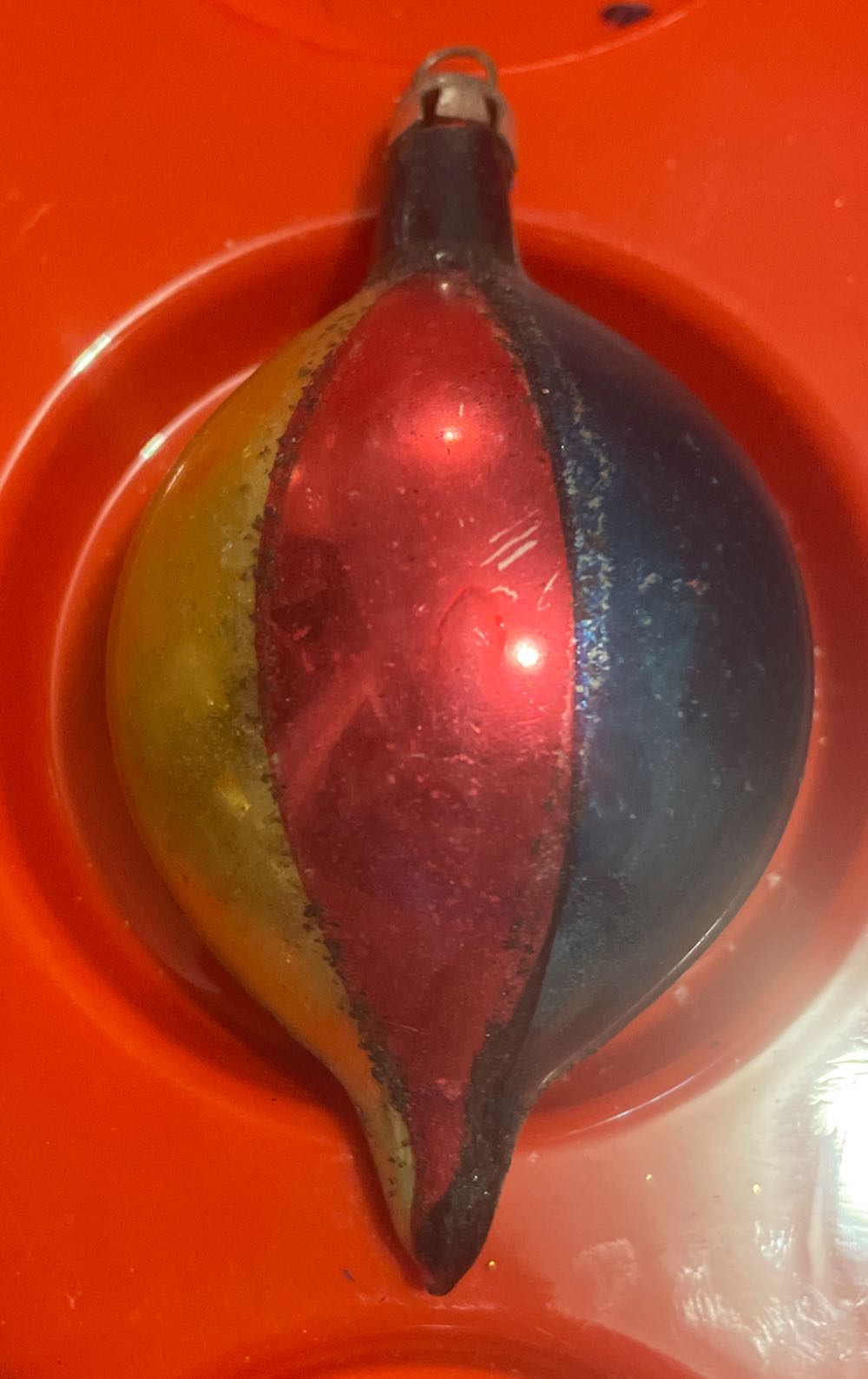 Poland - Teardrop - Reflector - Silver, Blue, Red, Orange - Reflector (Teardrop) ornament collectible - Main Image 2