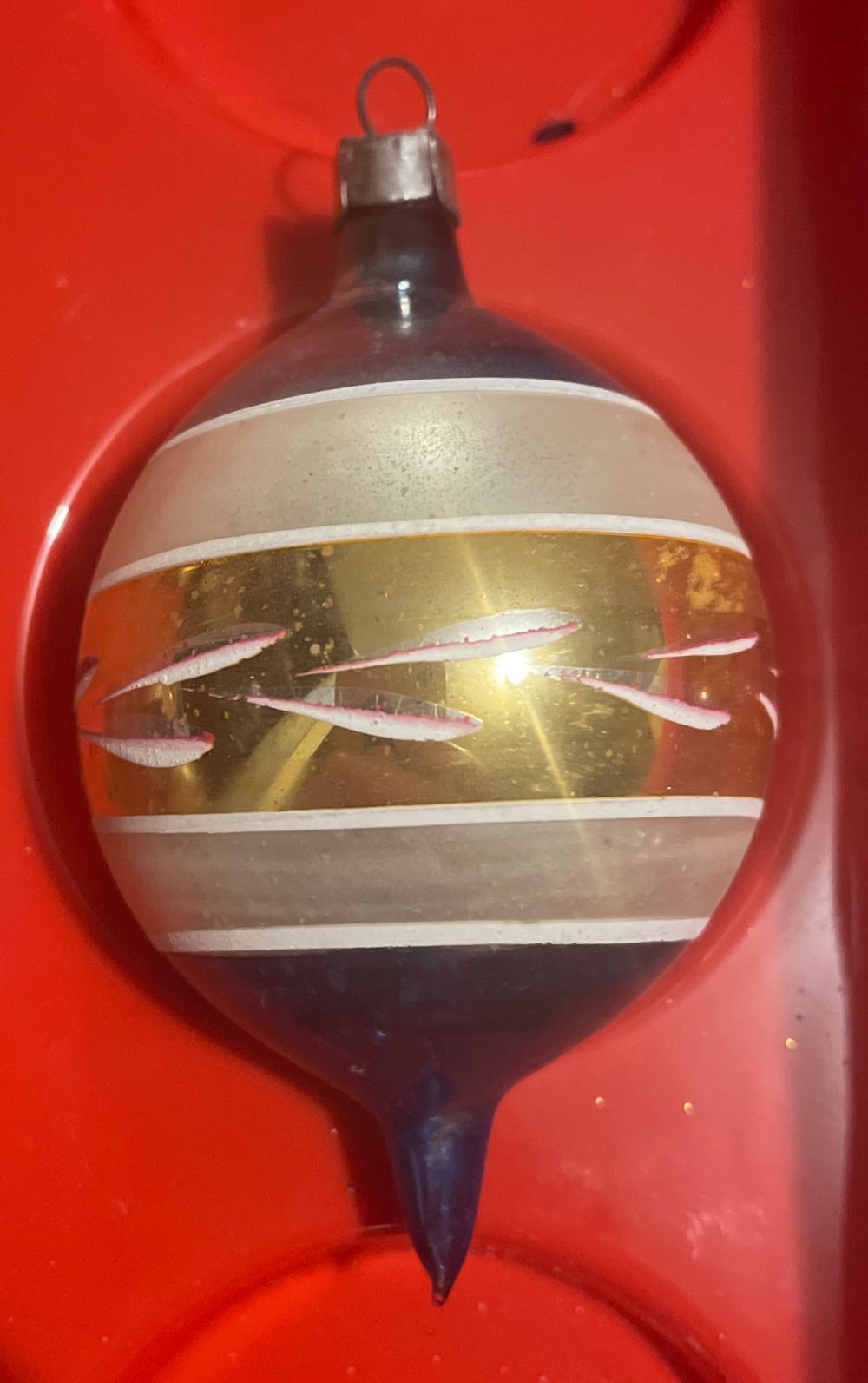 Poland - Teardrop - Reflector - Blue, White, Silver, Gold, Red - Reflector (Teardrop) ornament collectible - Main Image 2