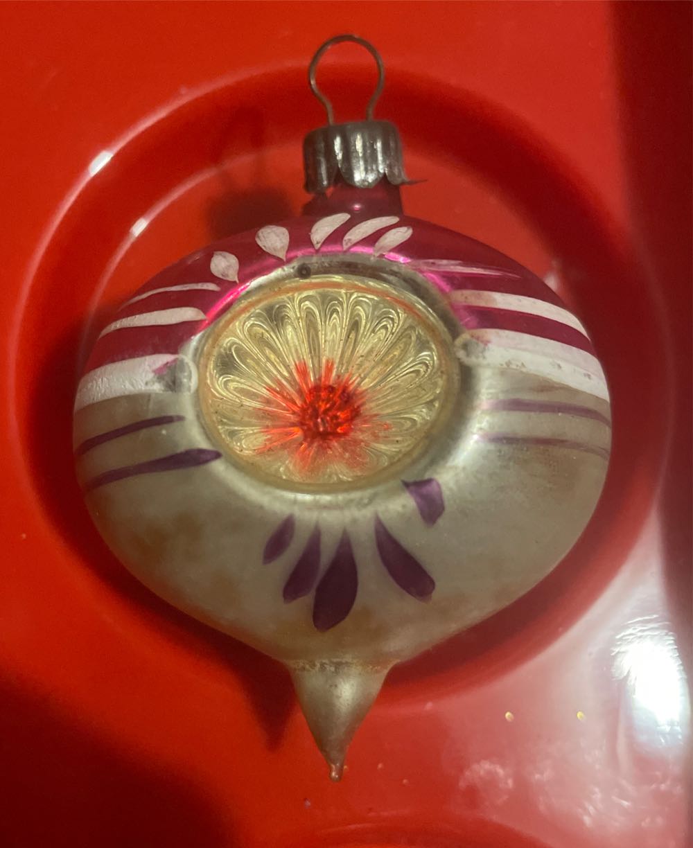 Poland - Oval - Double Reflector - Purple, Silver, White - Reflector (Oval) ornament collectible - Main Image 3