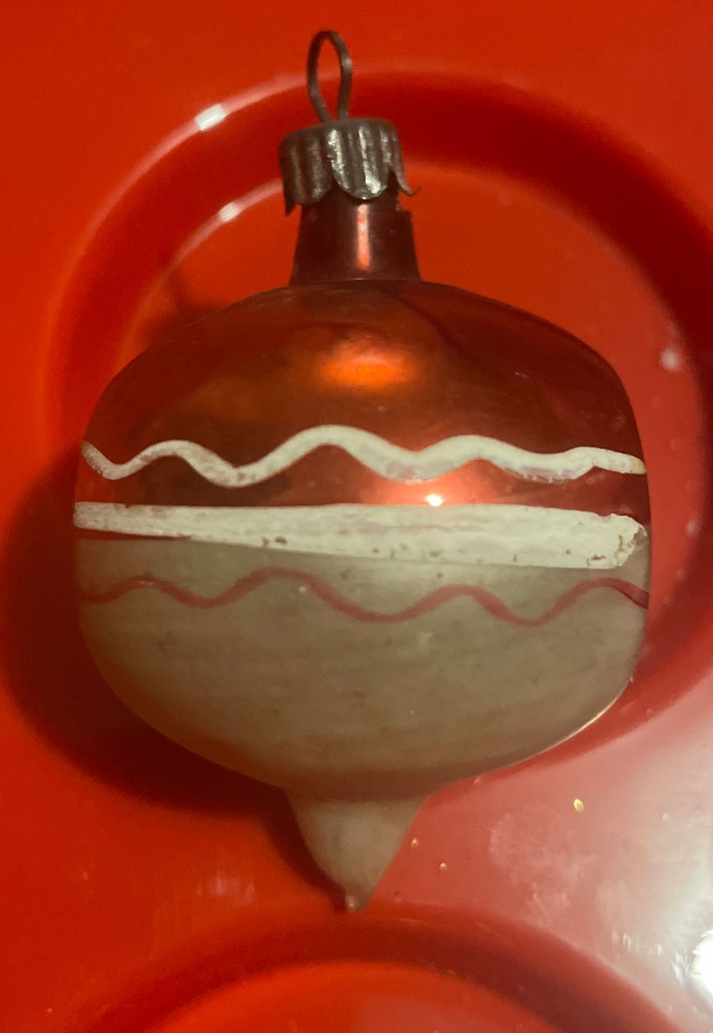 Poland - Oval - Double Reflector - Red, White, Silver - Reflector (Oval) ornament collectible - Main Image 4