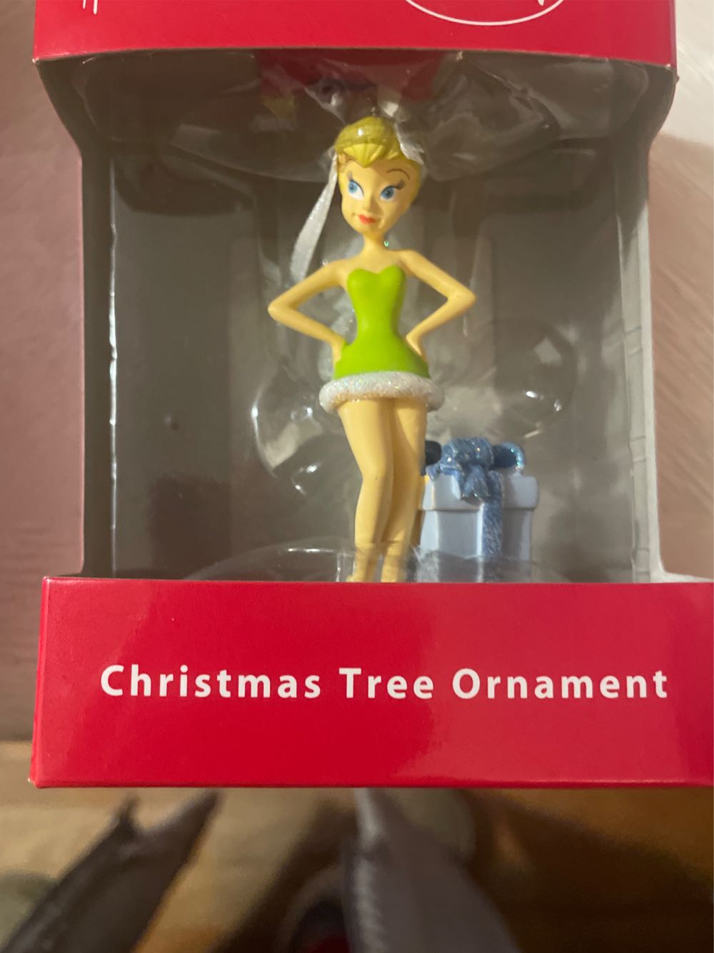 Disney Fairies Tinker Bell Hallmark Christmas Tree Ornament Tiny Tink - Disney - Tinkerbell (Disney, Tinker Bell, Fairies, Mini) ornament collectible [Barcode 795902363291] - Main Image 1