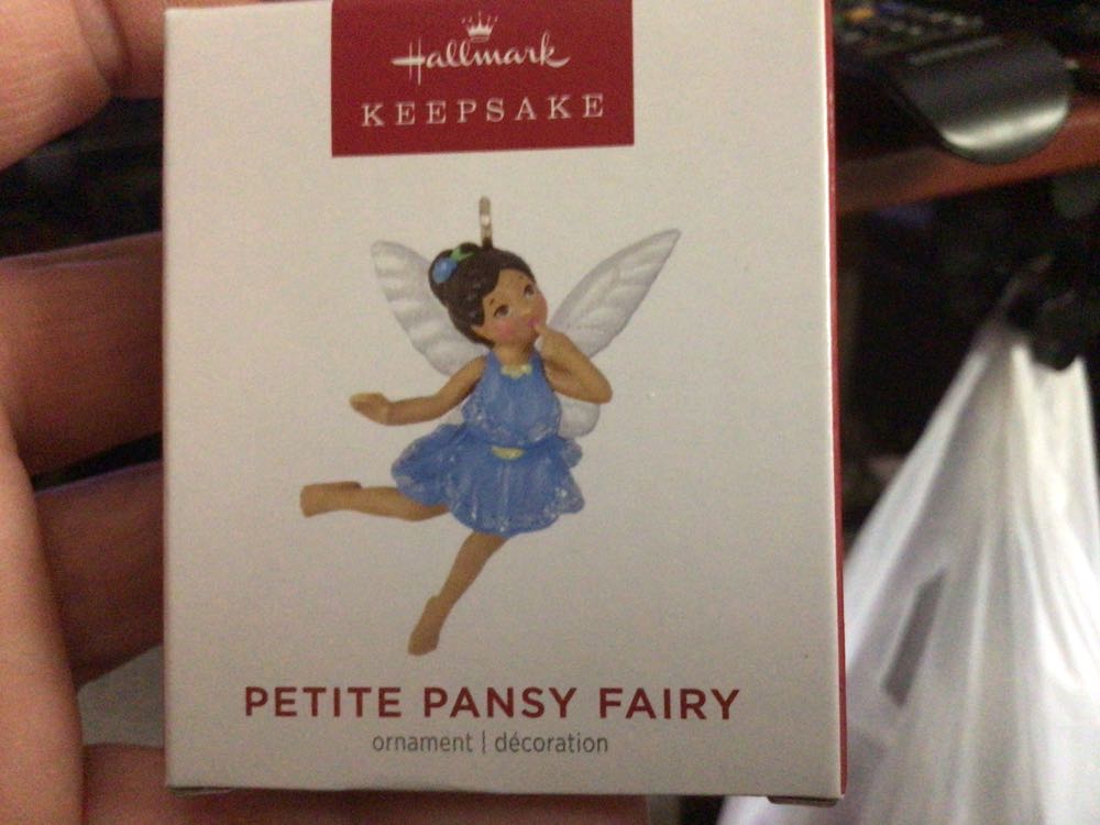 Petite Pansy Fairy #3 - Miniature Fairy Messengers (Fairy) ornament collectible [Barcode 763795788767] - Main Image 1