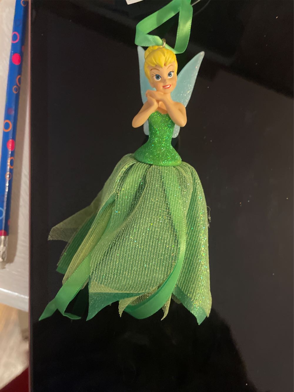Tink In Park Green Dress  (Disney, Tinker Bell, Fairies, Mini) ornament collectible [Barcode 400007563711] - Main Image 1