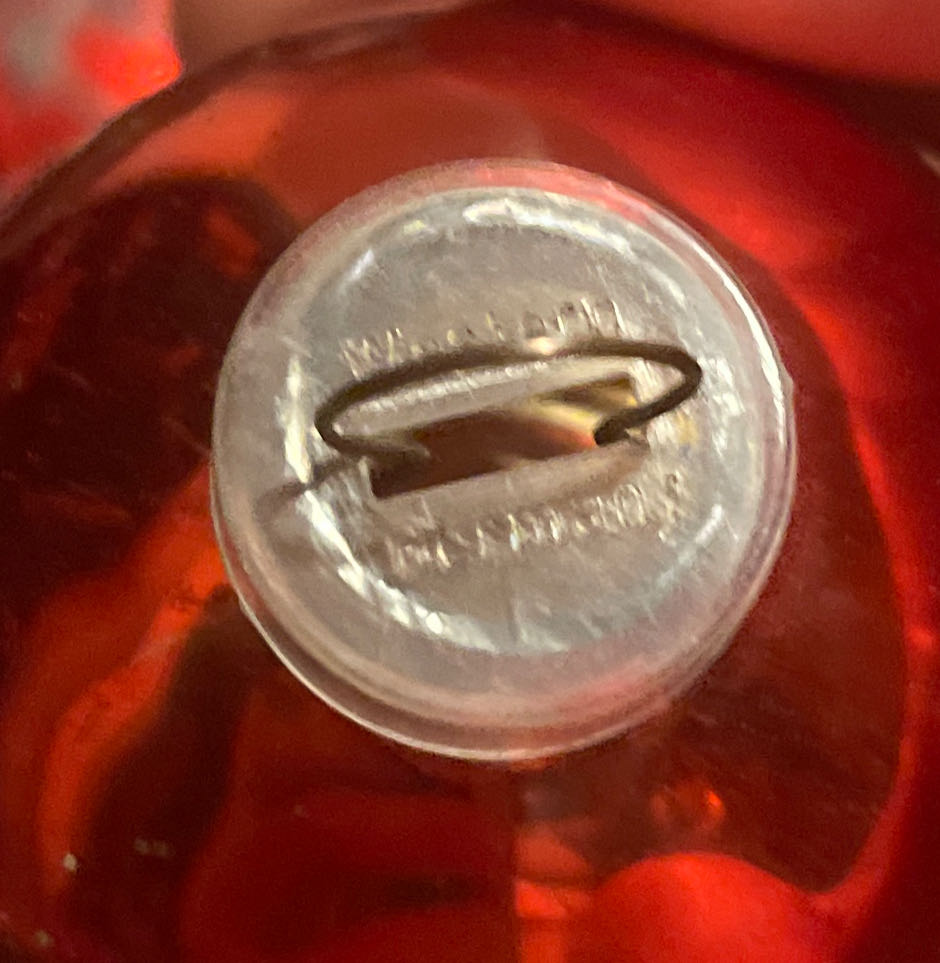 Lanissa - D.G.B.M - Round - Stencil - Red, Gold - Stencil (Round) ornament collectible - Main Image 2