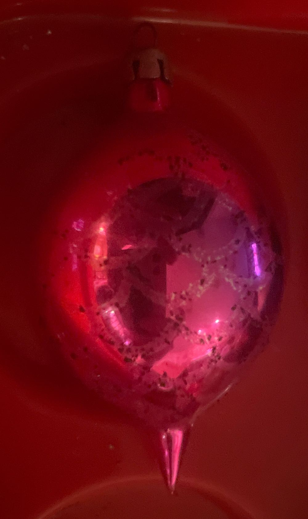 Poland - Teardrop - Reflector - Pink Scales - Reflector (Teardrop) ornament collectible - Main Image 2