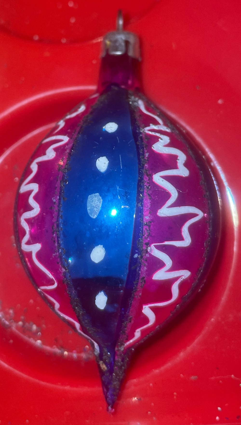 Poland - Teardrop - Reflector - Red, Blue, White - Reflector (Teardrop) ornament collectible - Main Image 2