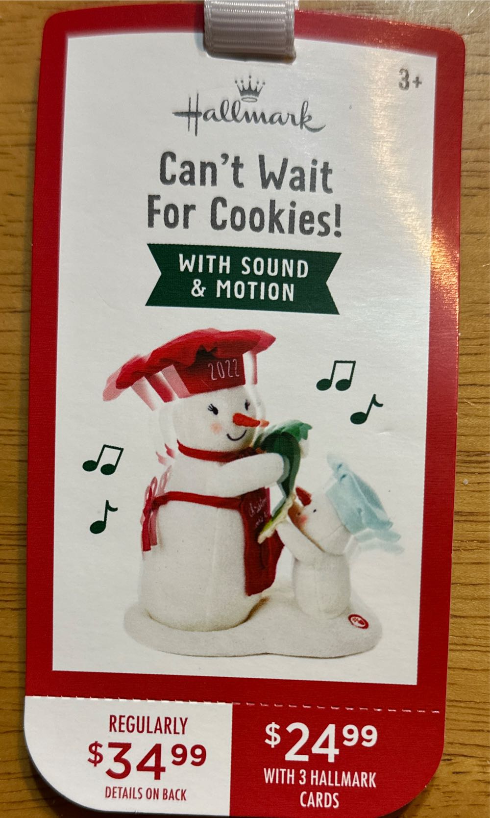 #19 Can’t Wait For Cookies - Techno Plush (Snowmen) ornament collectible [Barcode 763795788989] - Main Image 3