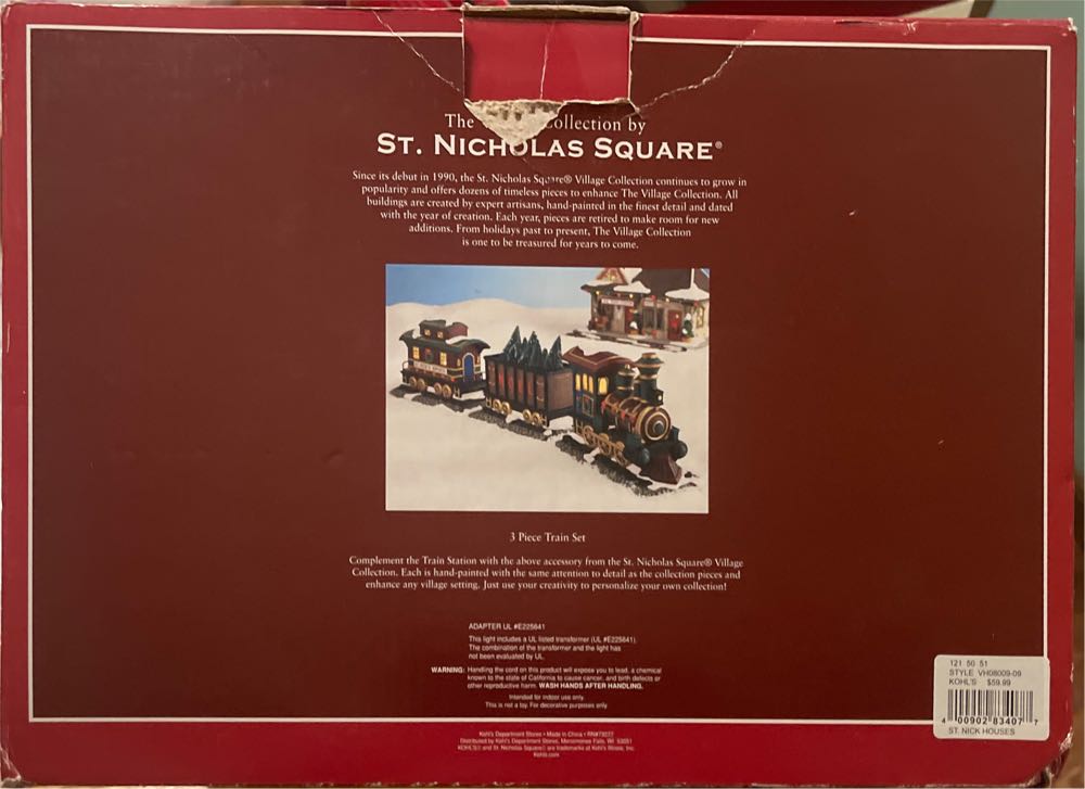 St Nicholas Square Train Station  ornament collectible [Barcode 400902834077] - Main Image 2