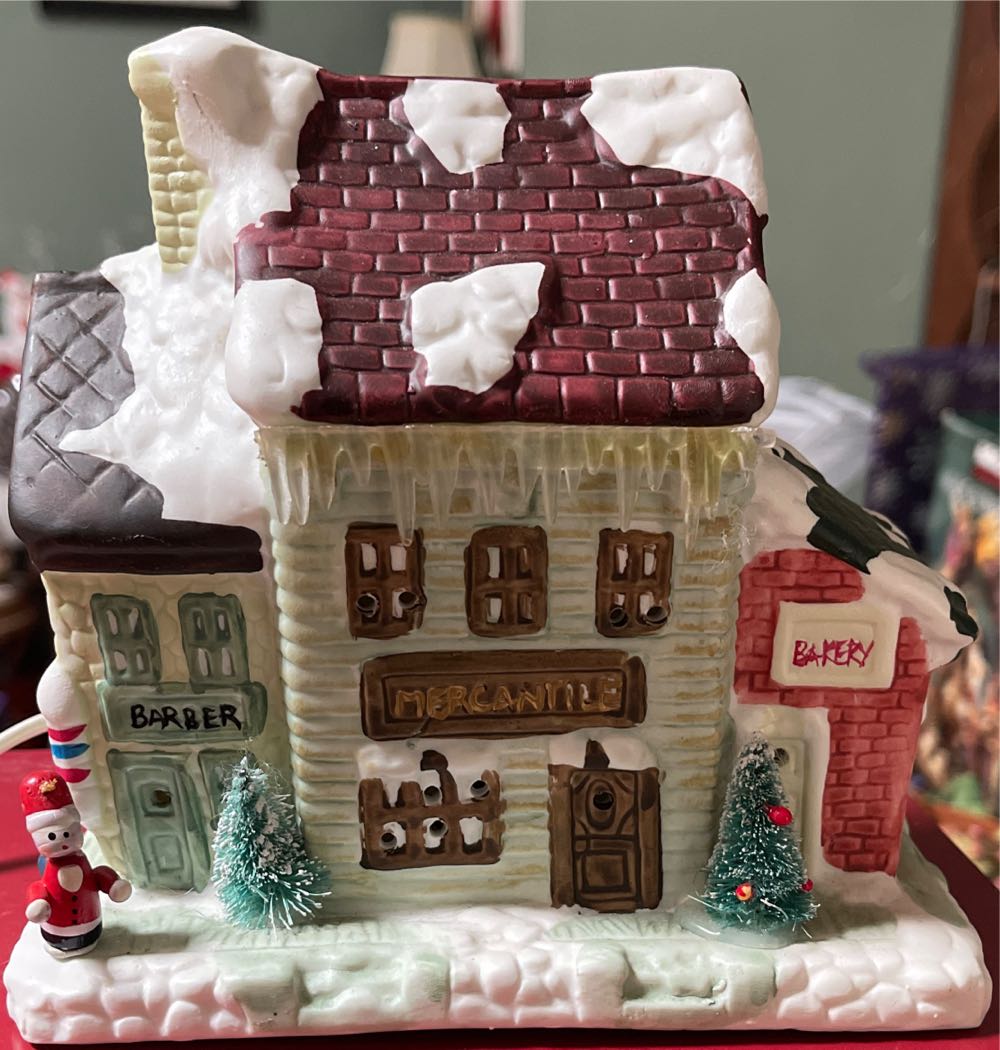 Christmas Valley Country Series Mercantile  ornament collectible [Barcode 088907195968] - Main Image 2