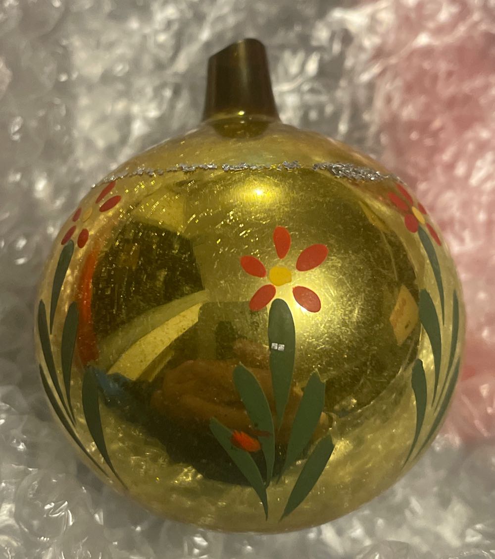 Poloron Santa Ornament