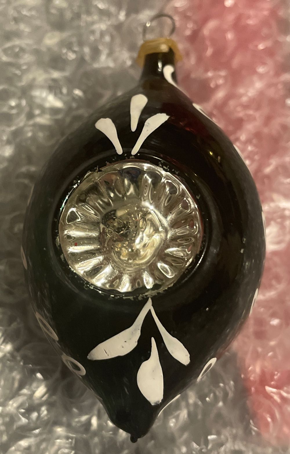 Poland - Teardrop - Double Reflector - Navy Blue & White - Double Reflector (Teardrop) ornament collectible - Main Image 3