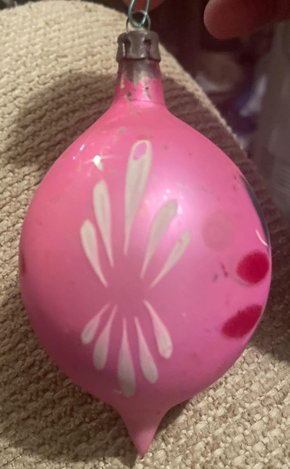 Poland - Teardrop - Pink, White, Green, Red - Painted (Teardrop) ornament collectible - Main Image 2