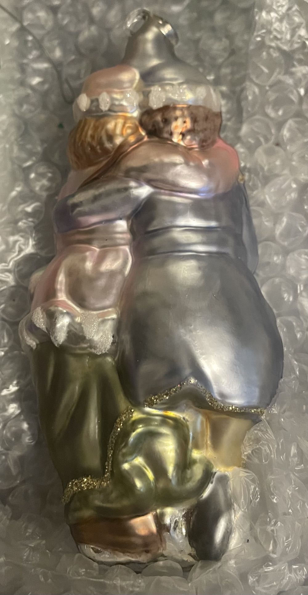 Department 56 - Mercury Glass - Ice Skating Couple - Ice Skaters (Mercury Glass) ornament collectible - Main Image 2