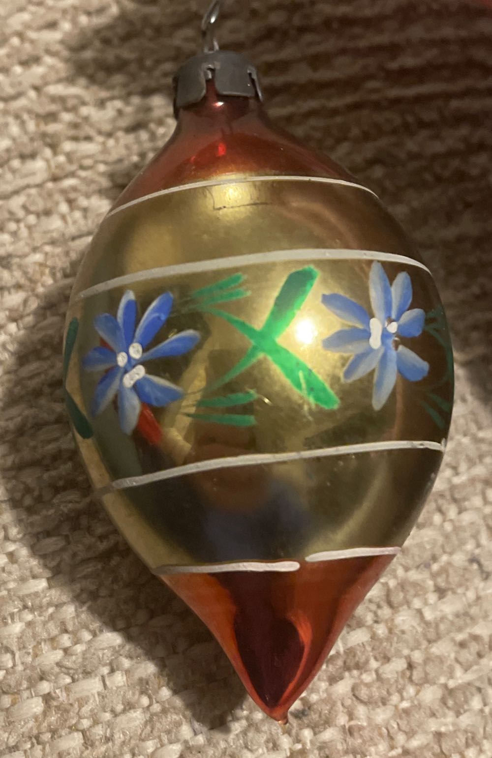 Poland - Teardrop - Reflector - Flowers - Red, Gold, White, Blue, Green - Reflector (Teardrop) ornament collectible - Main Image 2