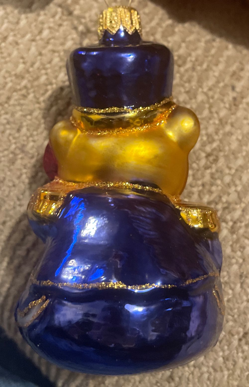 Glassware - Bear With Drum - Bear With Drum (Figural) ornament collectible - Main Image 2