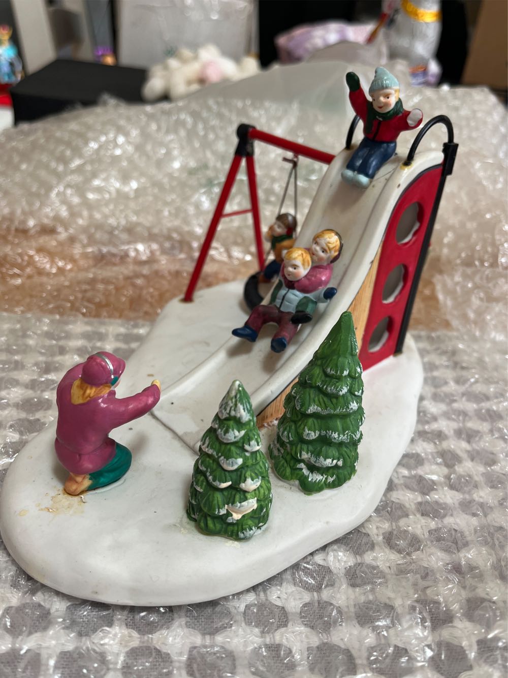 Lemax Fun On The Slide - Holiday and Seasons ornament collectible - Main Image 4